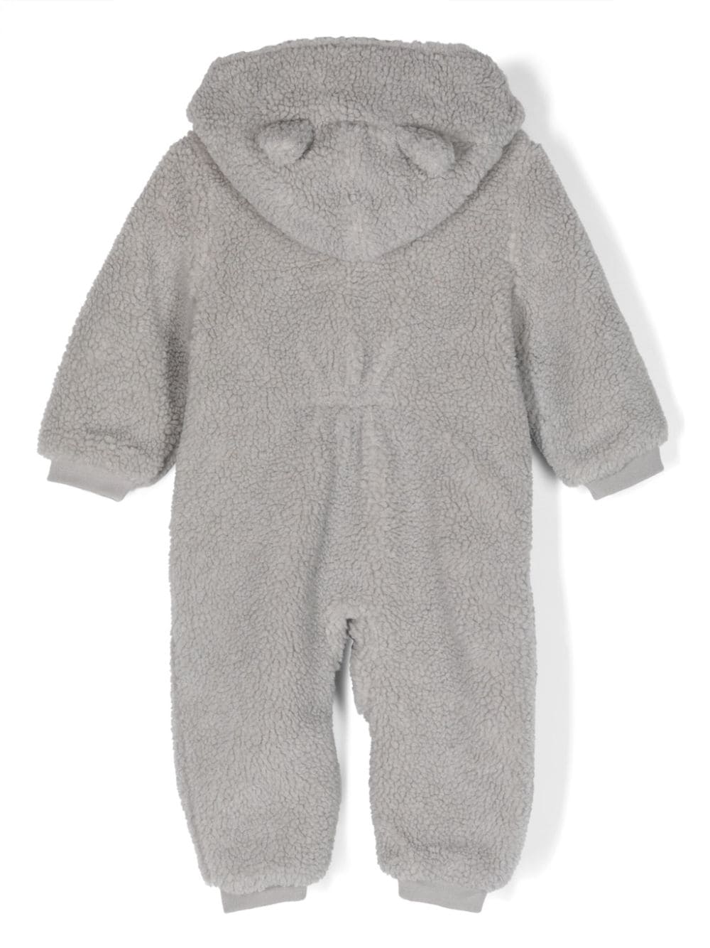 Shop Stella Mccartney Teddy Zip-up Hooded Pajamas In Grey