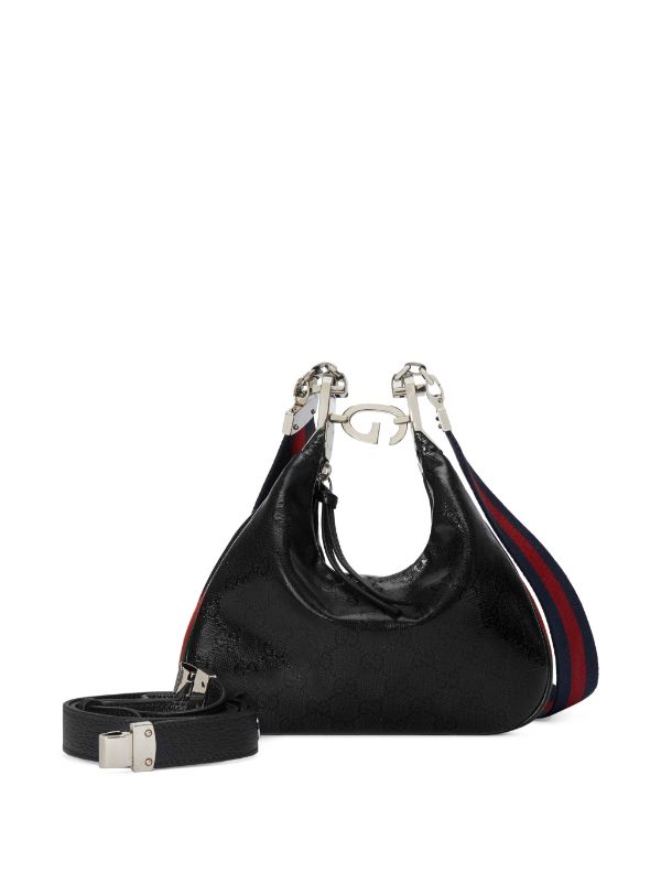 Gucci Attache Leather Shoulder Bag - Farfetch