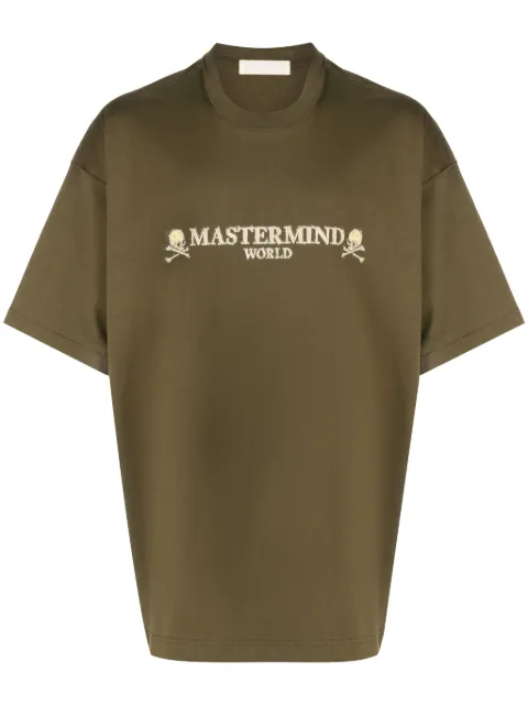 Mastermind World T-Shirt mit Totenkopf-Print