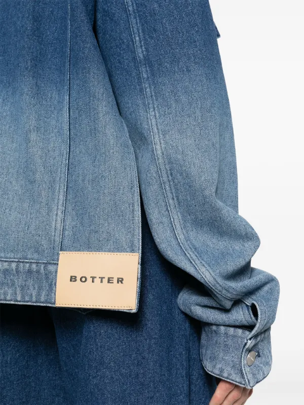 Botter Asymmetric Deconstructed Denim Jacket | Blue