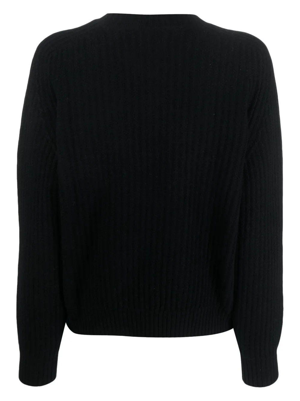 Allude Ribgebreide trui - Zwart
