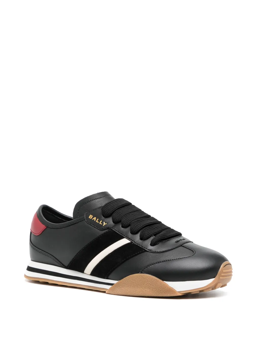 Bally Gestreepte sneakers - Zwart