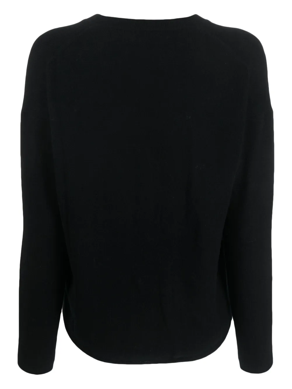 Allude Vest met V-hals - Zwart
