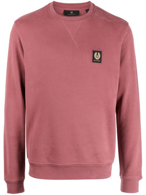 Belstaff logo-patch cotton sweatshirt