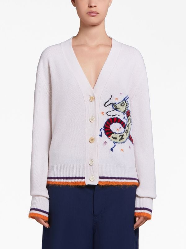 MARNI Tiger Intarsia Sweater