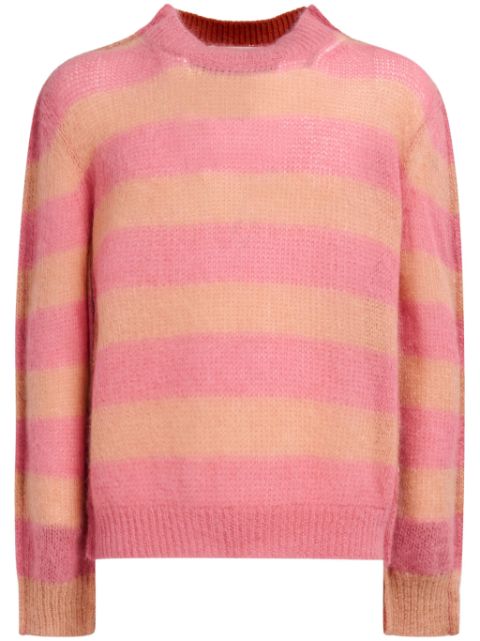 Marni stripe-print knit jumper Men