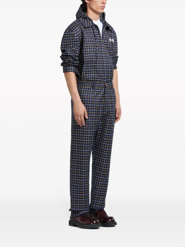 【関税&送料込み】Marni Marni Jumpsuit Marni Checked Hooded Jacket | Black | FARFETCH JO