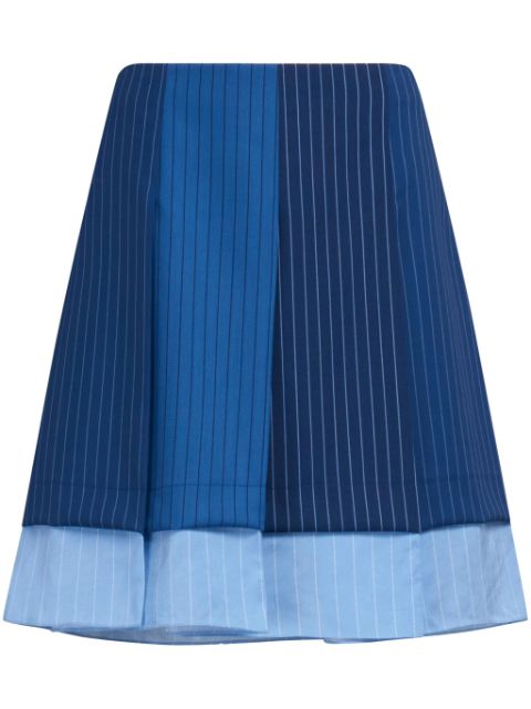 Marni pinstripe-pattern virgin-wool miniskirt Women