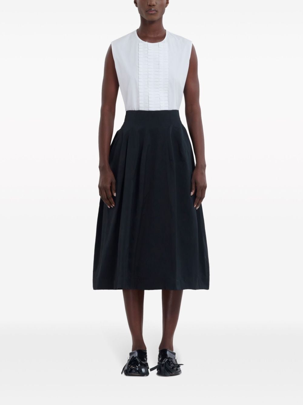 Image 2 of Marni high-waisted A-line midi skirt