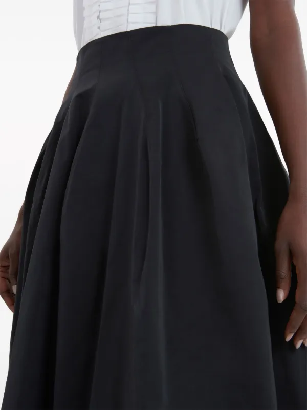 High waisted skirt black best sale