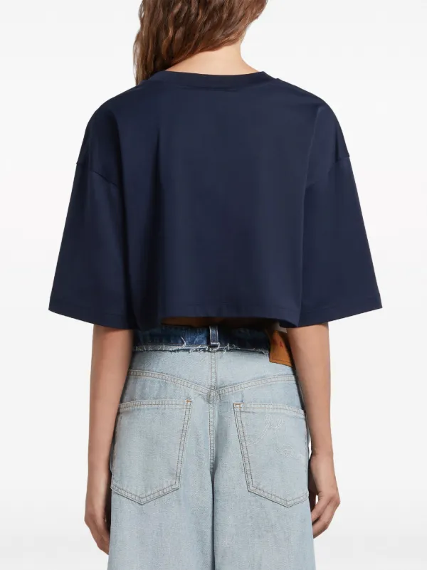 Marni クロップド Tシャツ - Farfetch 
