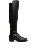 Stuart Weitzman 5050 Bold 40mm leather boot - Black