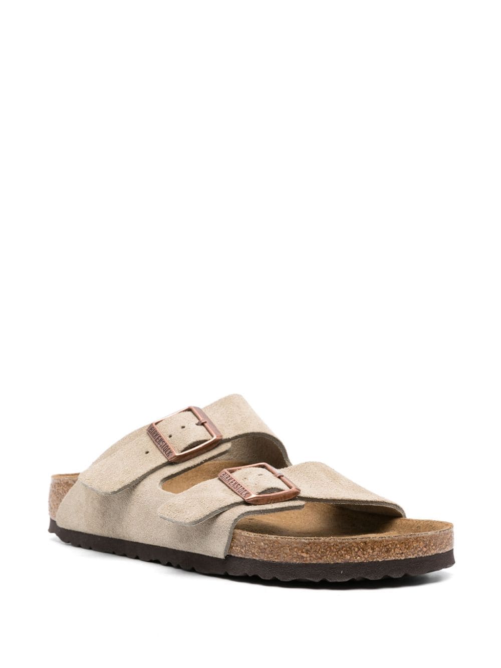 Birkenstock Arizona double-strap slides - Beige