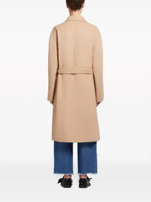 Marni カシミアブレンド ロングコート | ブラウン | FARFETCH JP