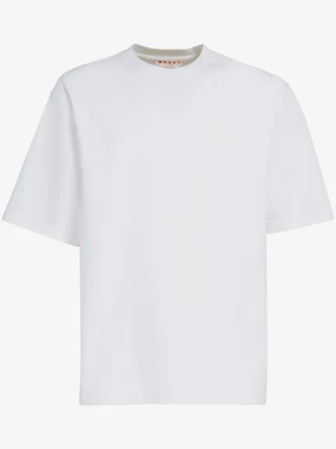 Marni logo-patch cotton T-shirt