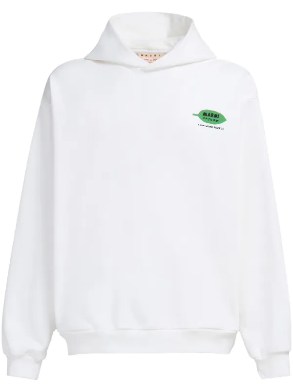マルニ ロゴパーカー ホワイト Marni ロゴ パーカー | ホワイト | FARFETCH JP