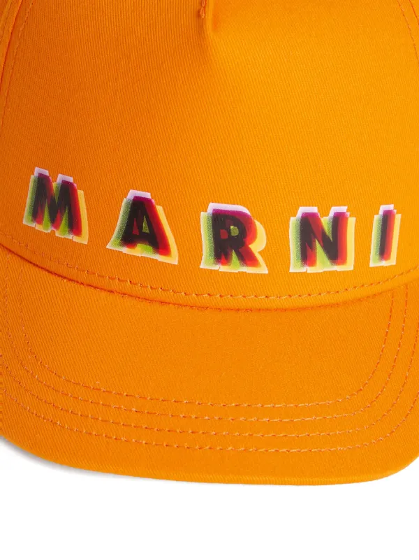 大流行中！ Marni Kids JP FARFETCH | オレンジ | キャップ ロゴ 帽子