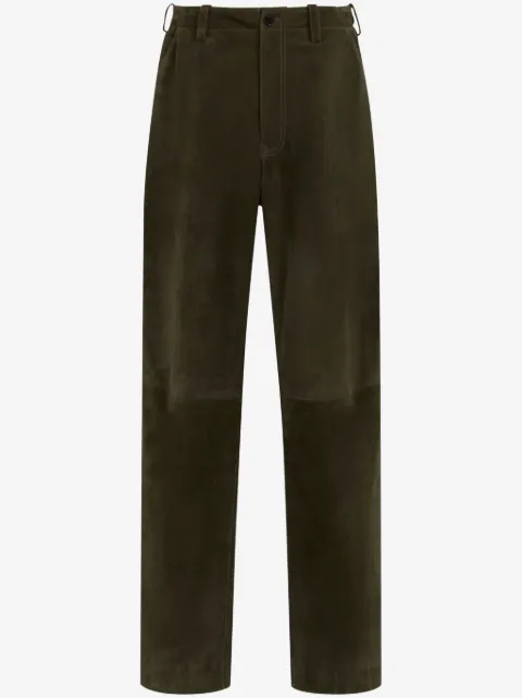 Marni wide-leg leather trousers