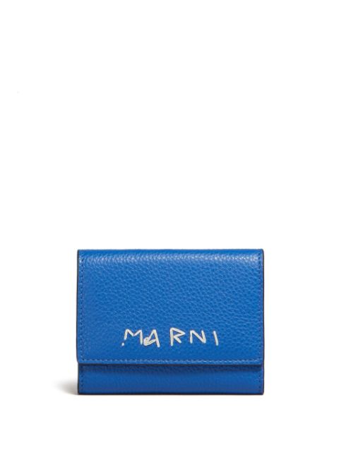 Marni logo-embroidered key holder Men