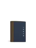 Marni two-tone bi-fold leather wallet - Green