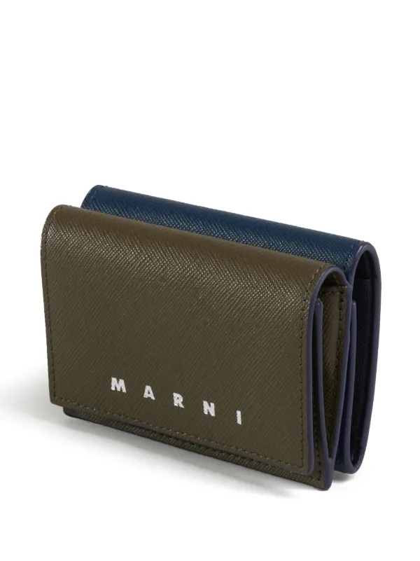 Marni 三つ折り財布 | グリーン | FARFETCH JP