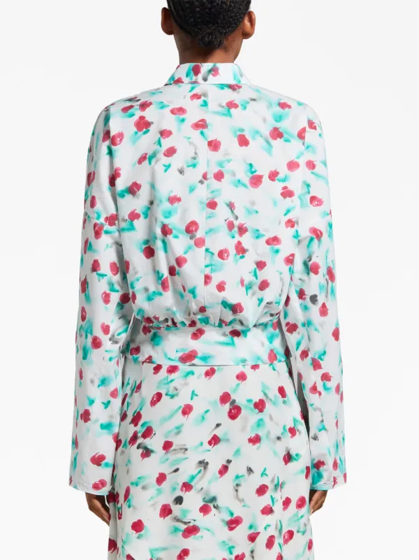 Marni フローラル シャツ | ホワイト | FARFETCH JP