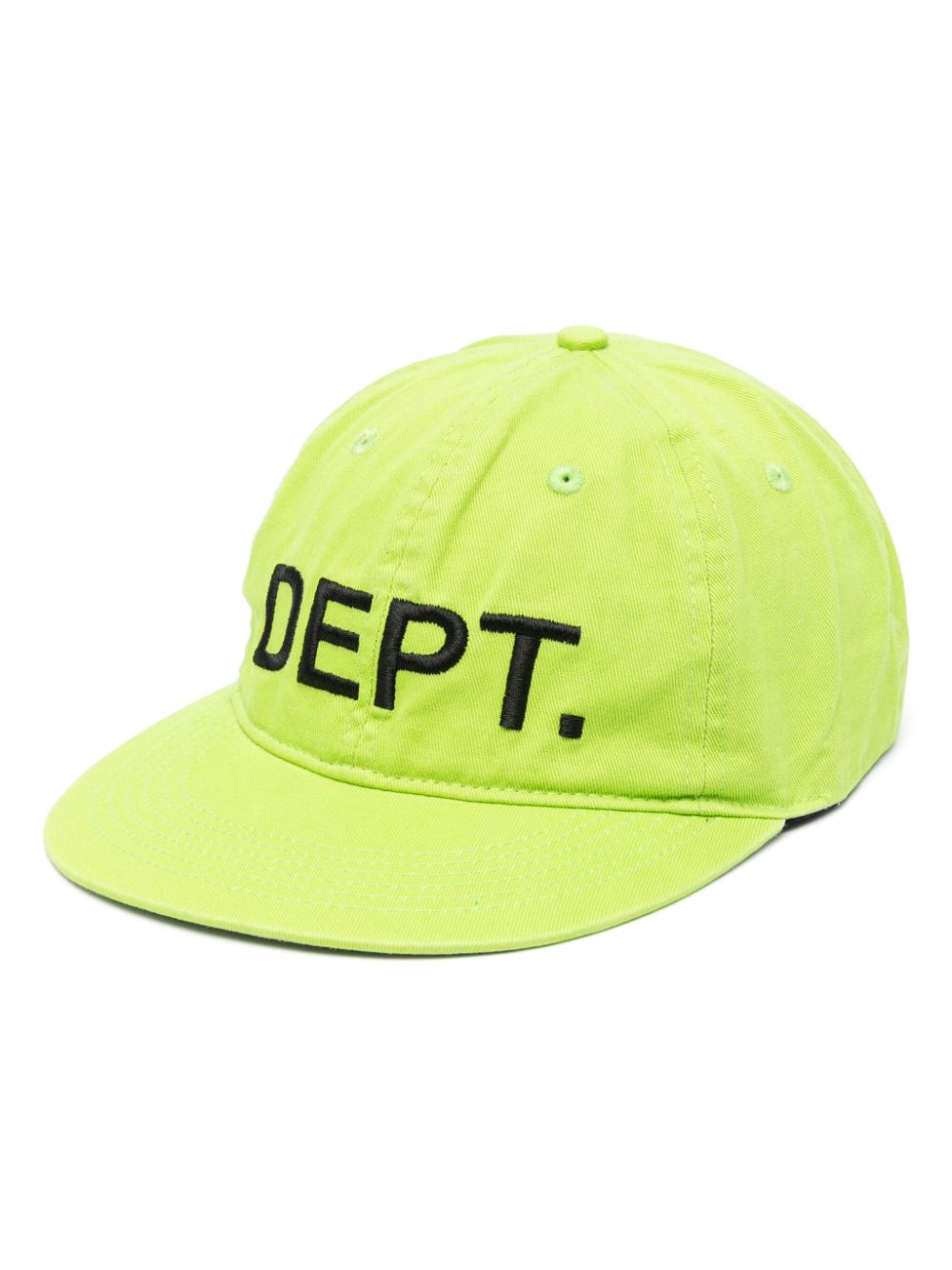 logo-embroidered cotton cap