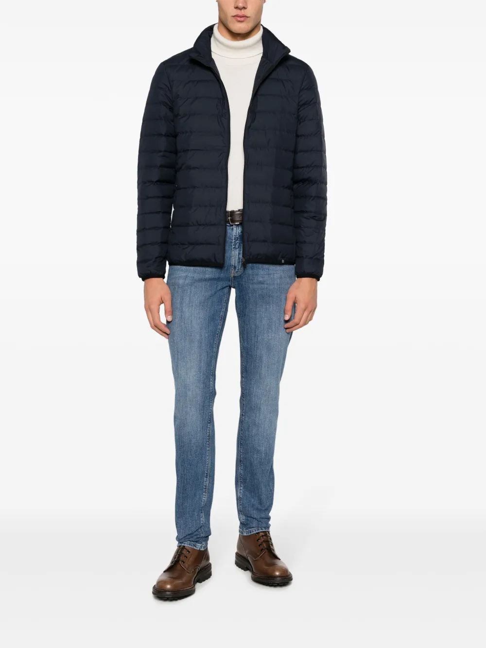 Boggi Milano Jeans met toelopende pijpen - Blauw
