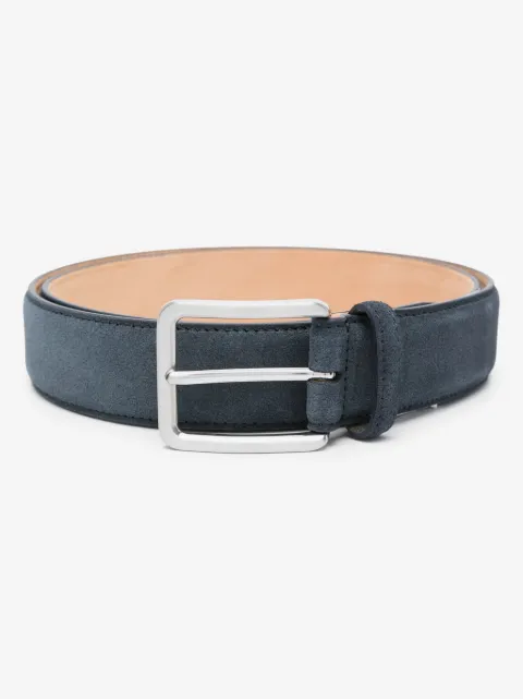 Boggi Milano buckle-fastening suede belt
