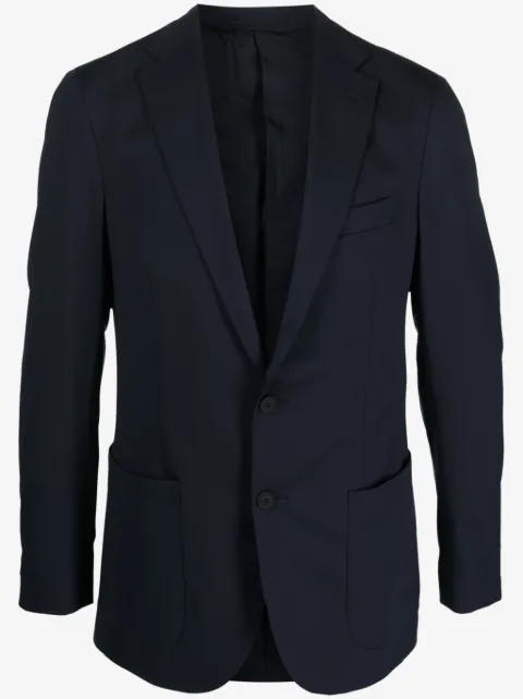 Boggi Milano single-breasted notched-lapels blazer