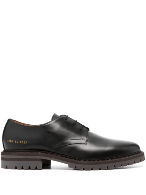 Common Projects serial-number leather Derby shoes