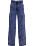 Marni stonewashed mid-rise straight-leg jeans - Blue