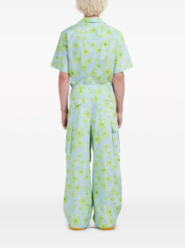 VIP【関税送料無料】希少 MARNI MULTICOLOUR TROUSERS Marni floral-print Cotton Track Pants | White | FARFETCH