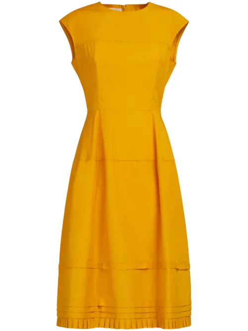 Robe plissée à coupe mi-longue - Marni - Modalova