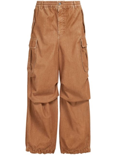 Marni draped-detail cargo pants Men