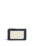 Marni saffiano logo-print wallet - Green