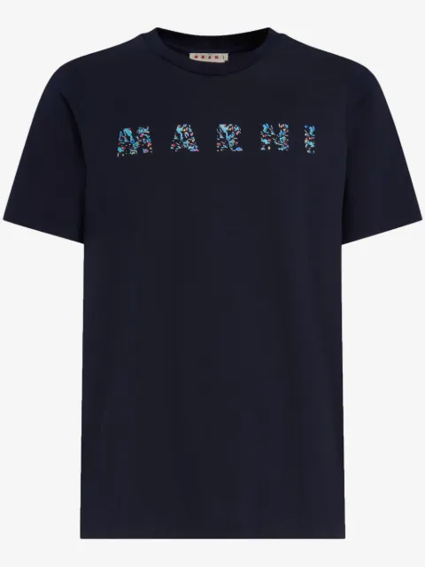Marni playera con logo estampado