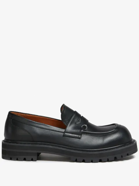 Marni mocassins en cuir à entaille penny