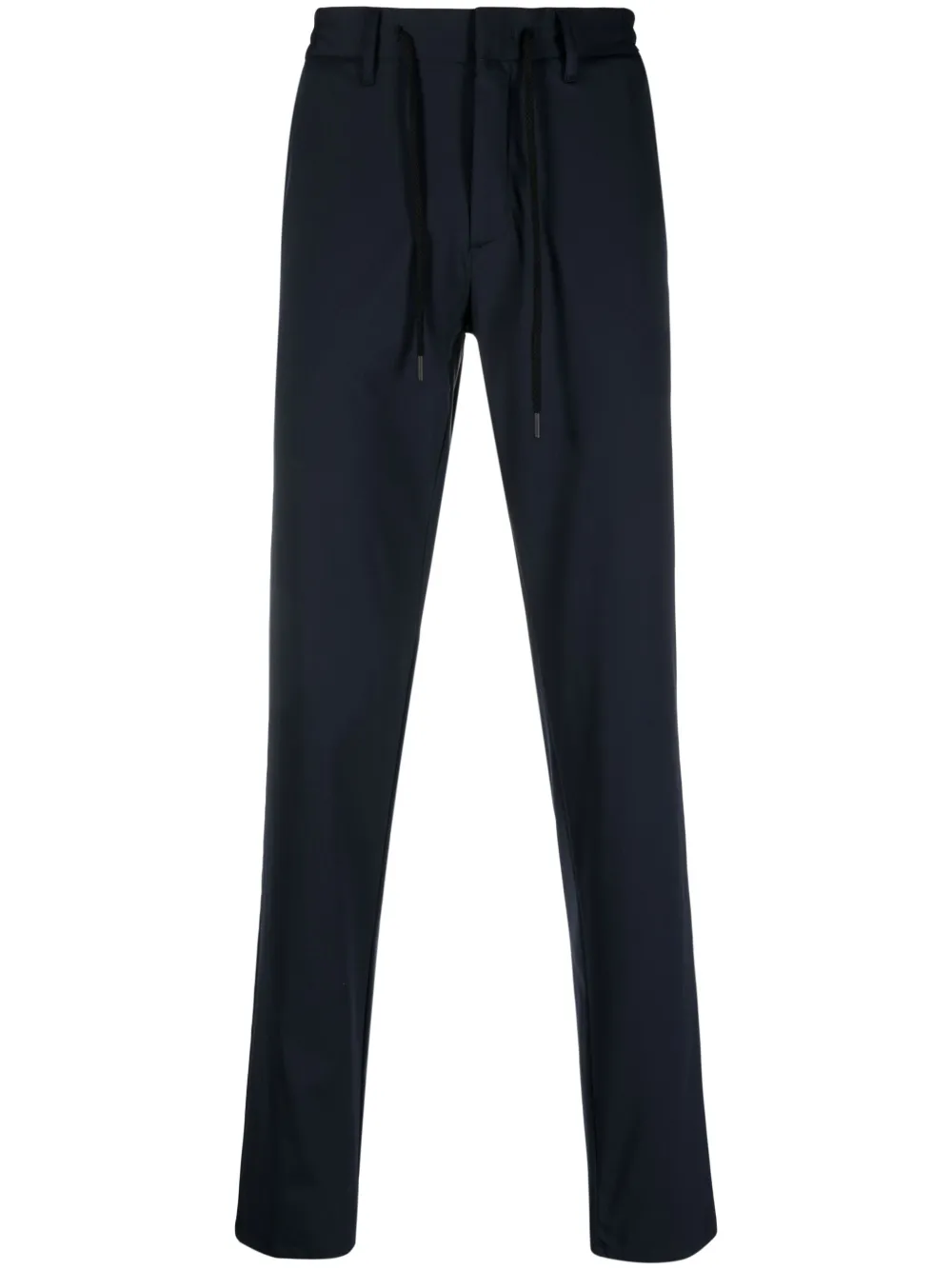 Boggi Milano Broek met trekkoordtaille Blauw