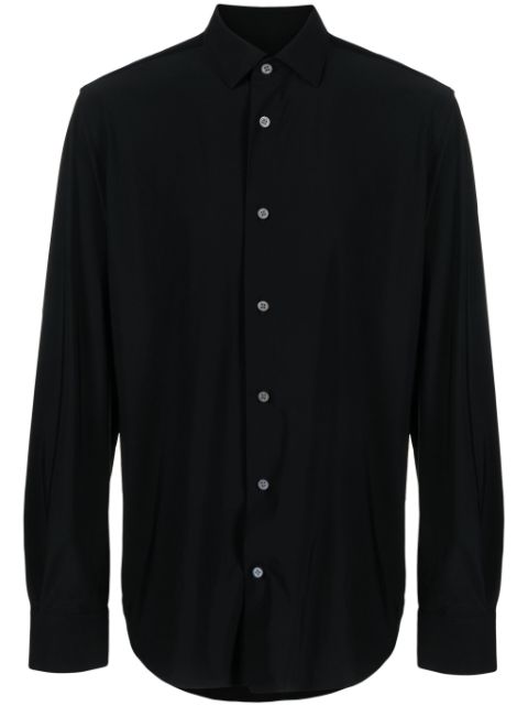 Boggi Milano classic-collar stretch shirt Men