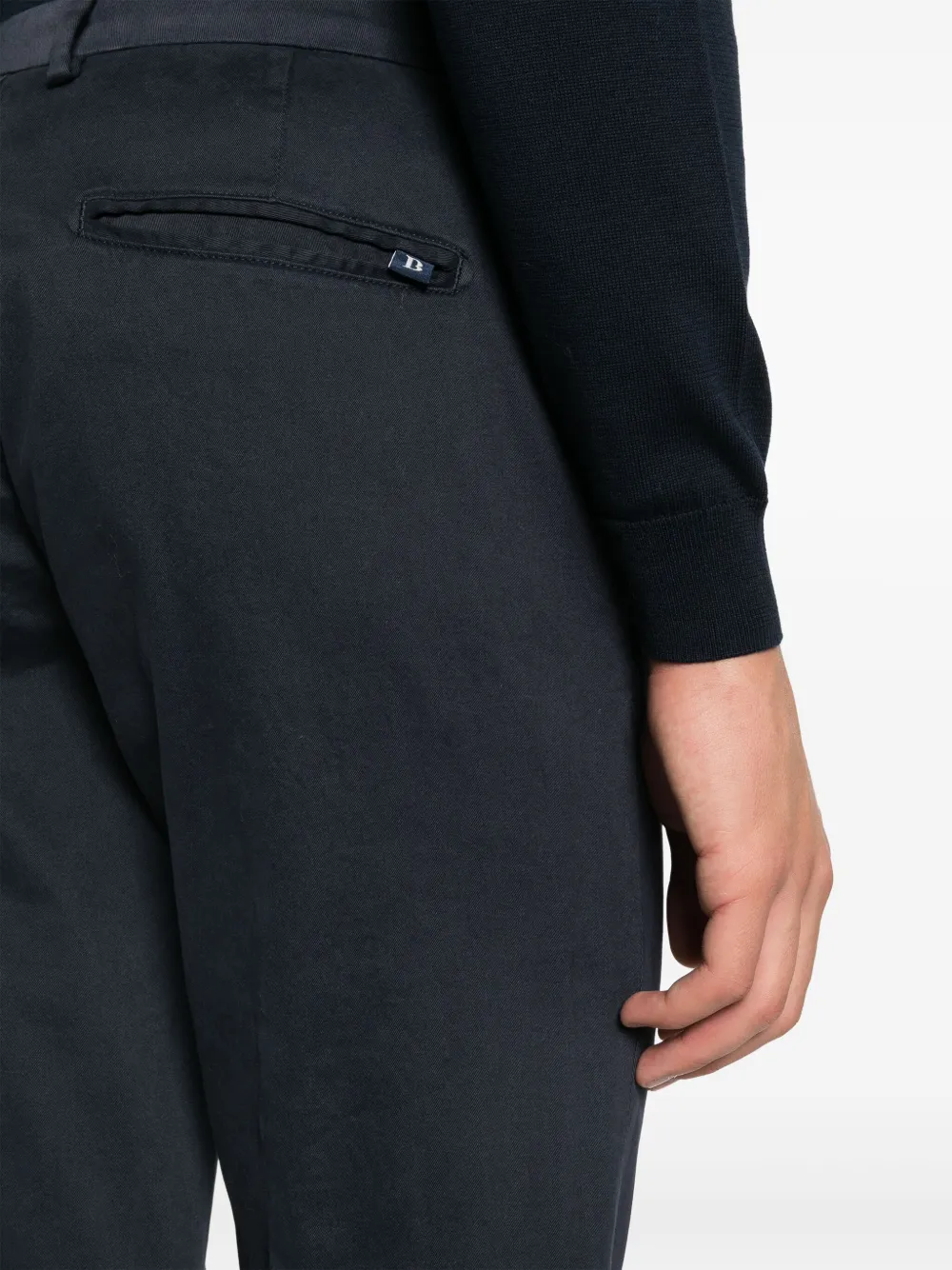 Boggi Milano Straight chino Blauw