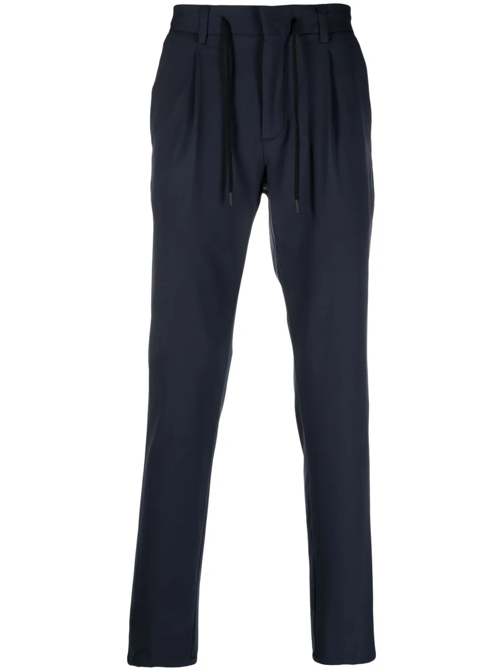 Boggi Milano Broek met trekkoordtaille Blauw