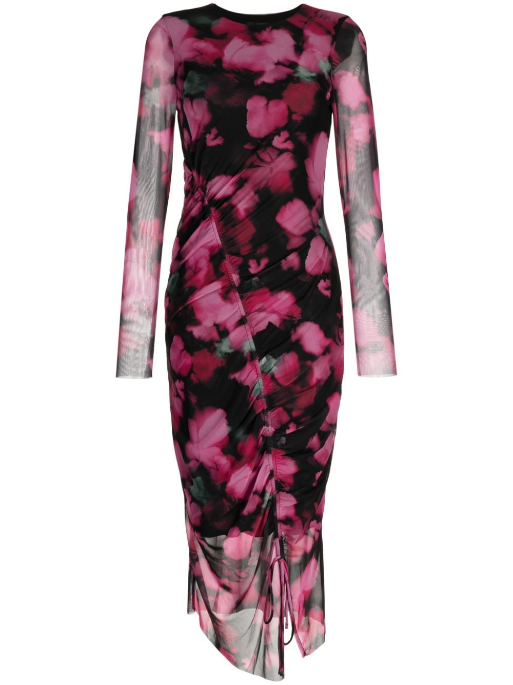 Ted Baker Midi-jurk met bloemenprint Roze