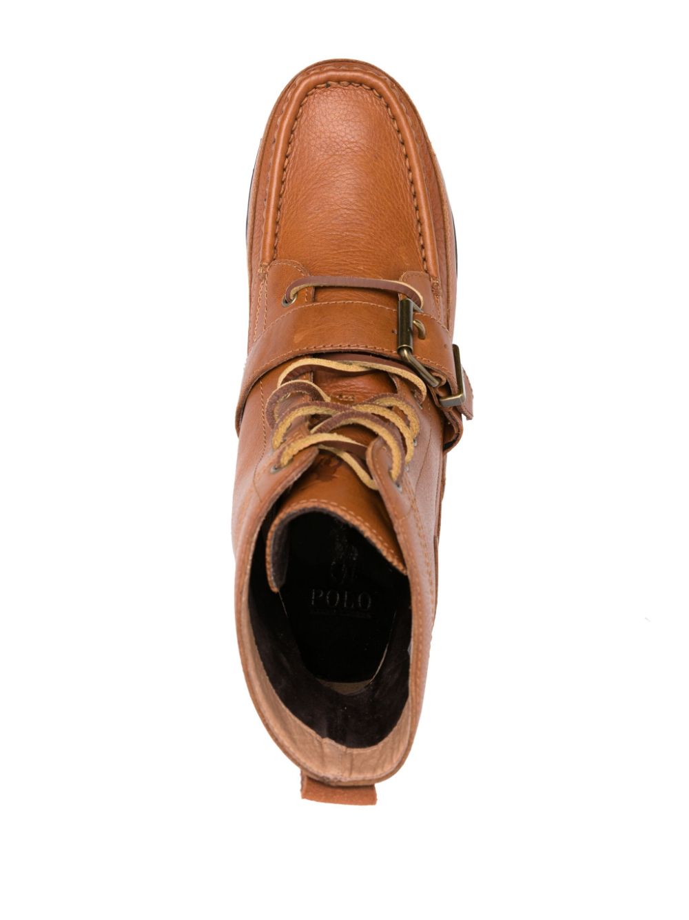 Polo ranger boots tan leather online