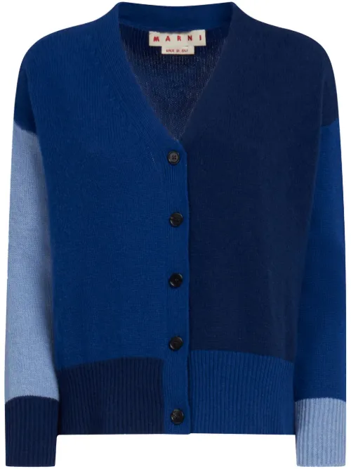 Cardigan colour block en cachemire - Marni - Modalova