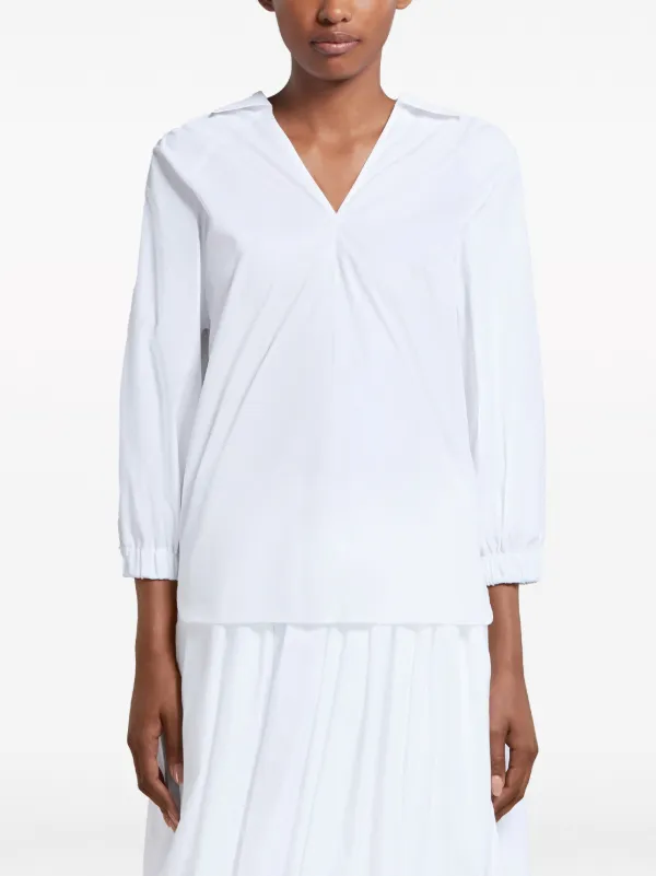 marno Bianca blouse ホワイト Mandy Long Sleeve Blouse - White | Levi's® US