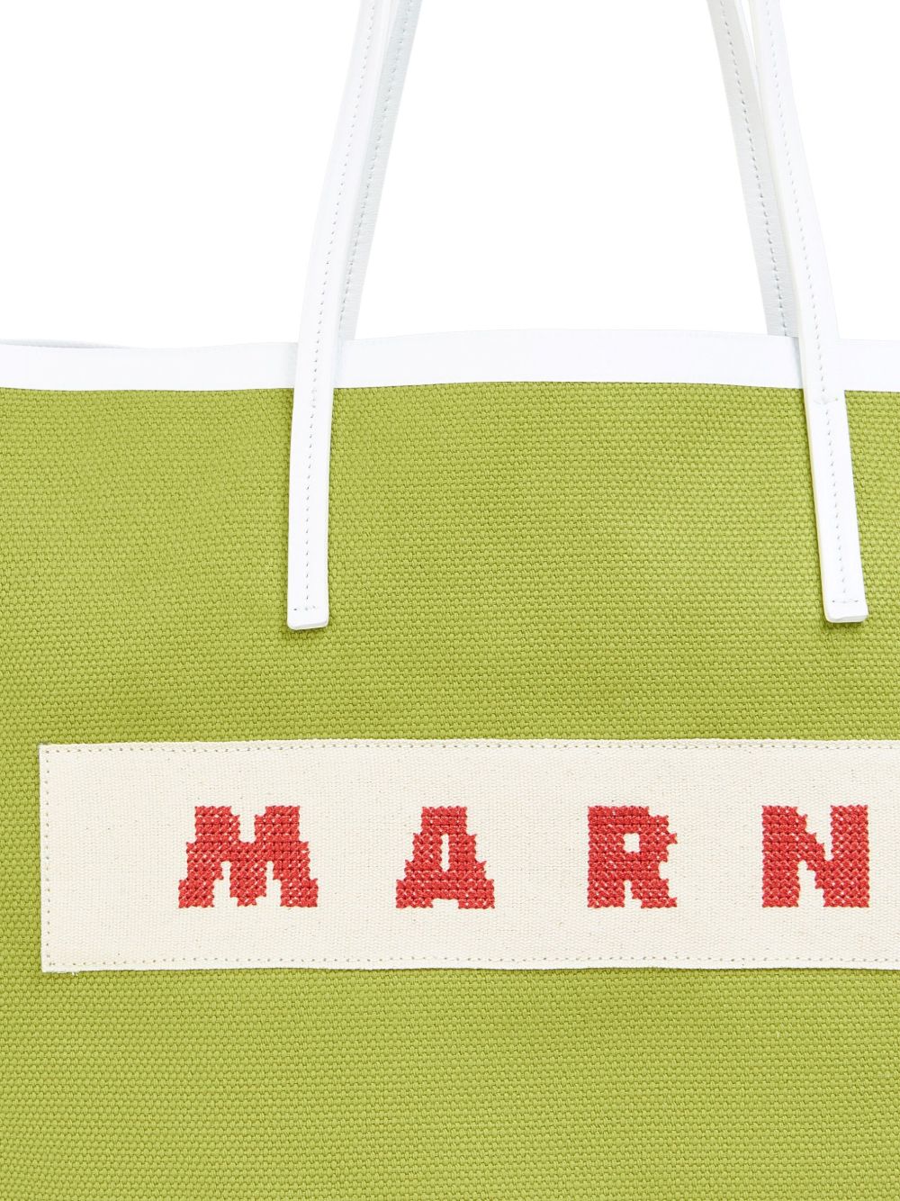 Cheap Marni small Janus logo-embroidered tote bag Men