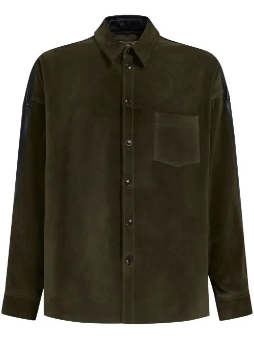 Chemise à empiècement contrastant - Marni - Modalova
