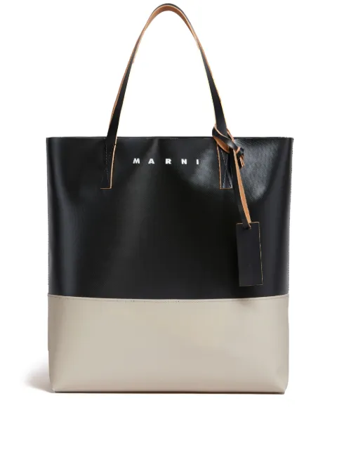 Marni トライベッカ バイカラー トートバッグ