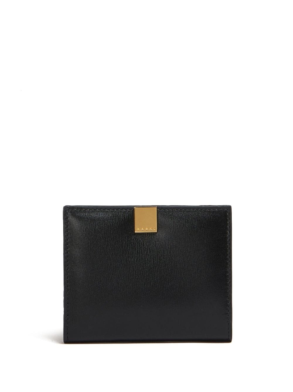 Marni Portafoglio tri-fold in pelle - Nero